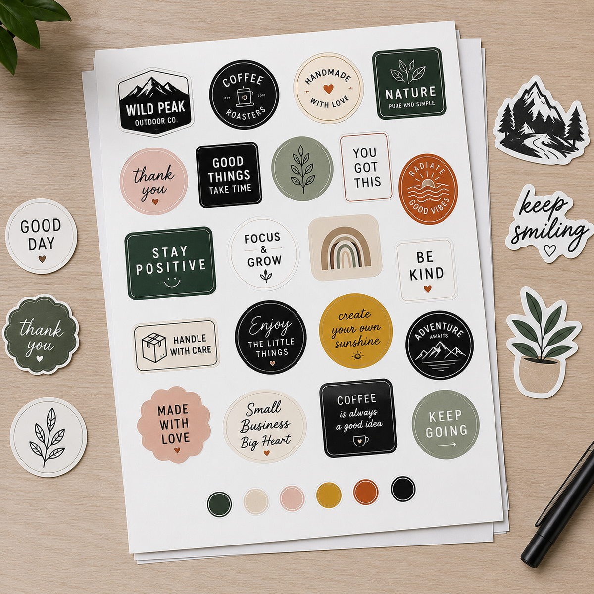 Economy  Sheet Sticker
