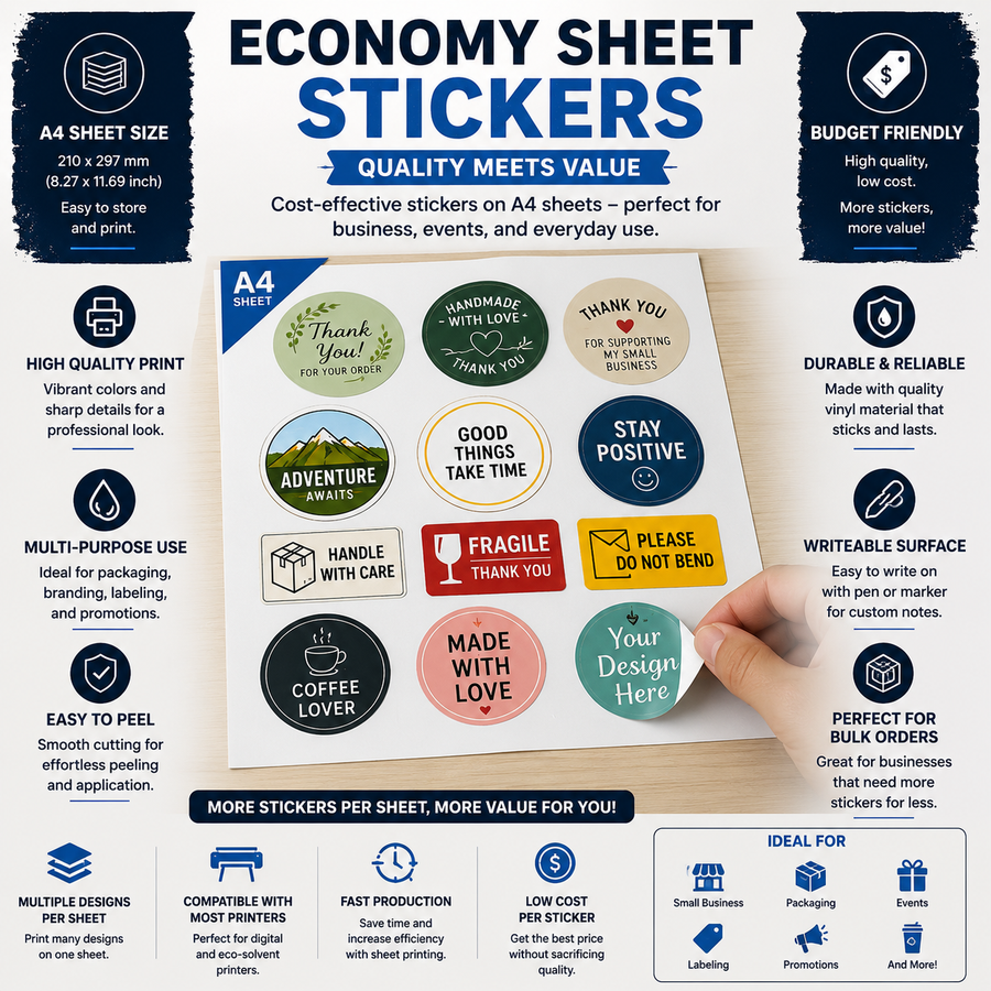 Economy  Sheet Sticker