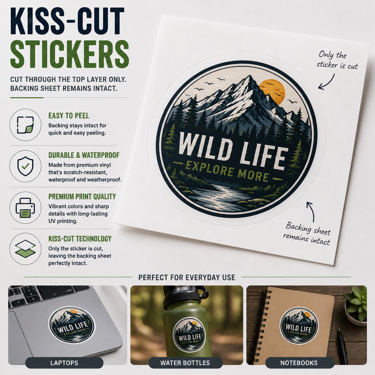Kıss Cut Vinly Stickers